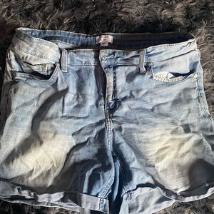 Crown & Ivy Light Blue Jean Shorts